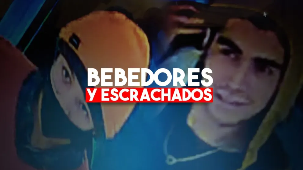 Ladrones de bebidas fueron escrachados por las cámaras de seguridad de una tienda