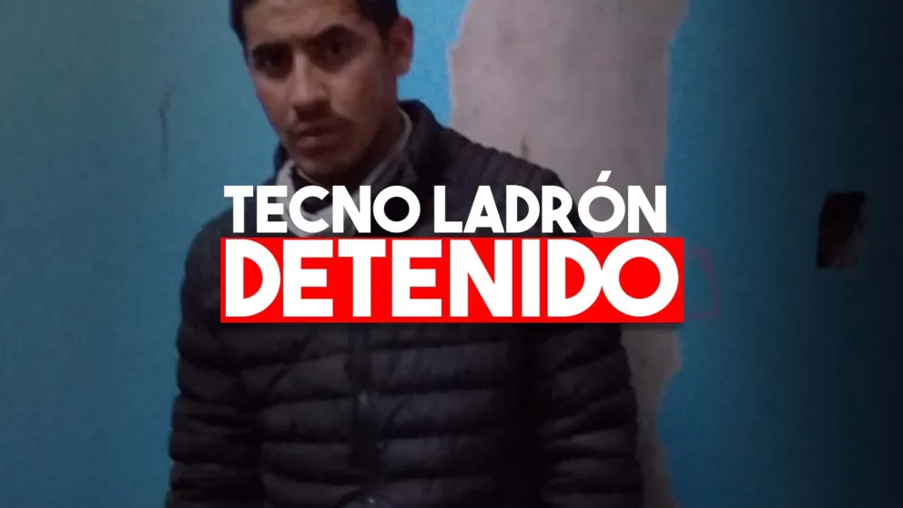 Cinco delincuentes robaron computadoras de un depósito y uno solo fue detenido