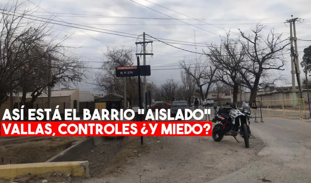 Así se está llevando a cabo el blindaje en el barrio Justo P. Castro I.