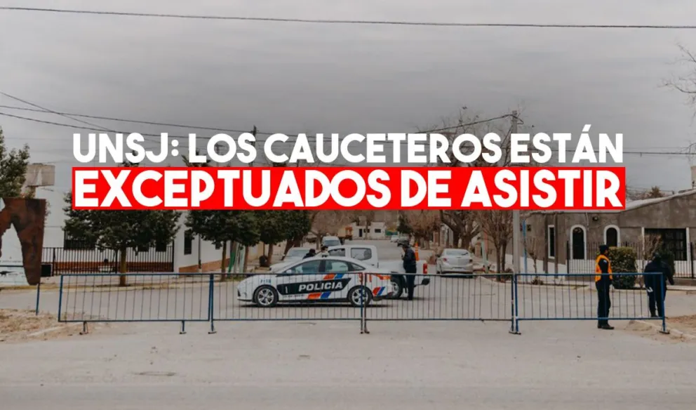 UNSJ: medidas para trabajadores y estudiantes de Caucete 