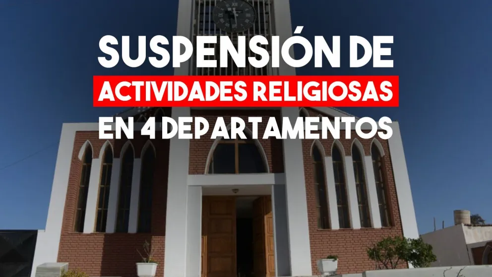Sin actividad religiosa en los distritos aislados
