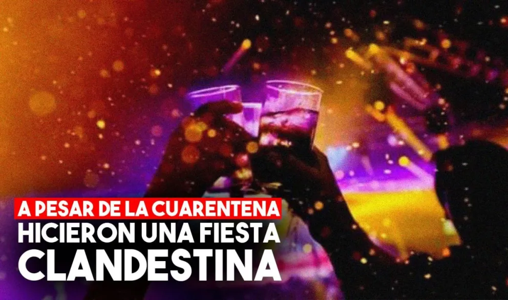 Detuvieron a 11 personas por realizar una fiesta minutos después de regir la cuarentena
