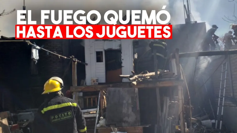 Investigan si un cortocircuito en un electrodoméstico fue el origen de un incendio en Pocito