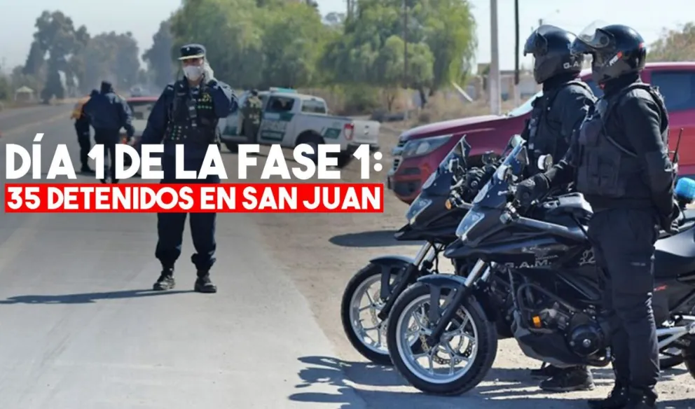 Las cifras que dejaron los controles en el primer día de regreso a la Fase 1
