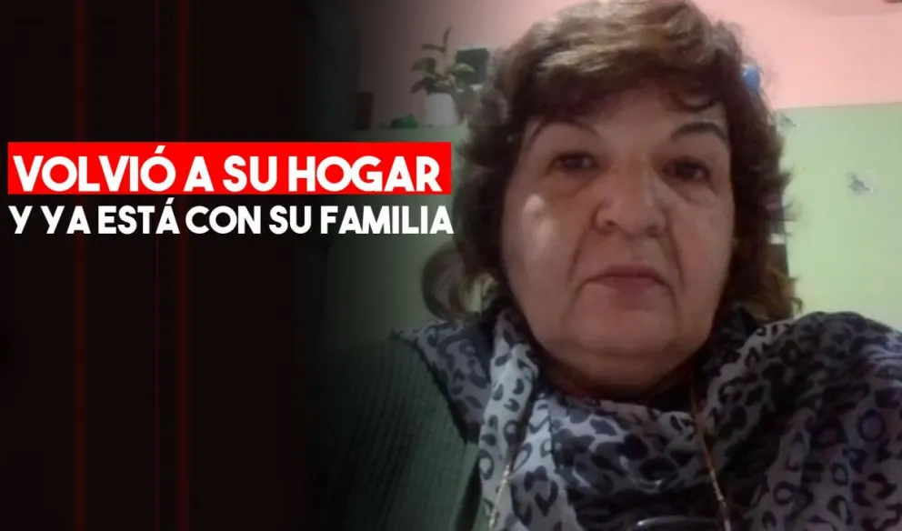 Hallaron a la mujer que estaba desaparecida desde el sábado