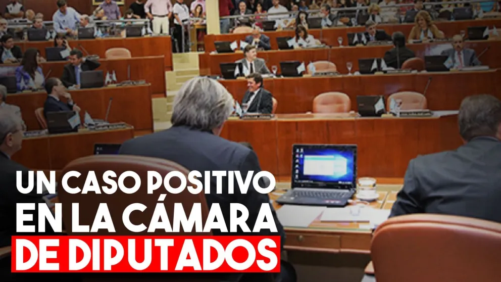 Confirmaron un caso positivo en la Cámara de Diputados