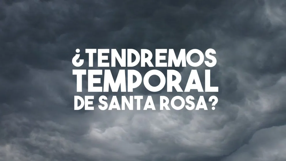 El domingo habrá un descenso de temperatura coincidente con “Santa Rosa”
