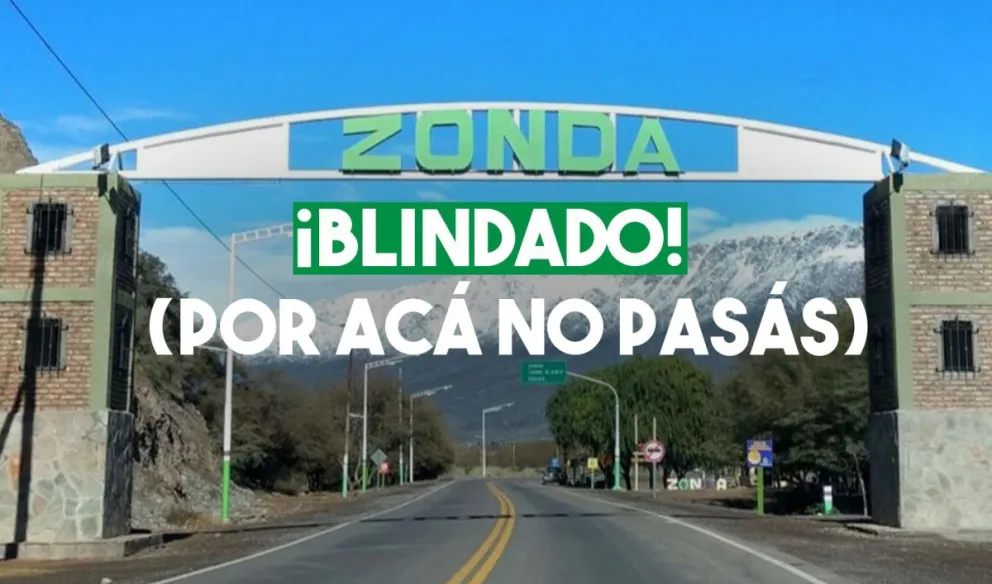 Por decreto, Zonda prohibe el ingreso y egreso a quienes no residan en el departamento