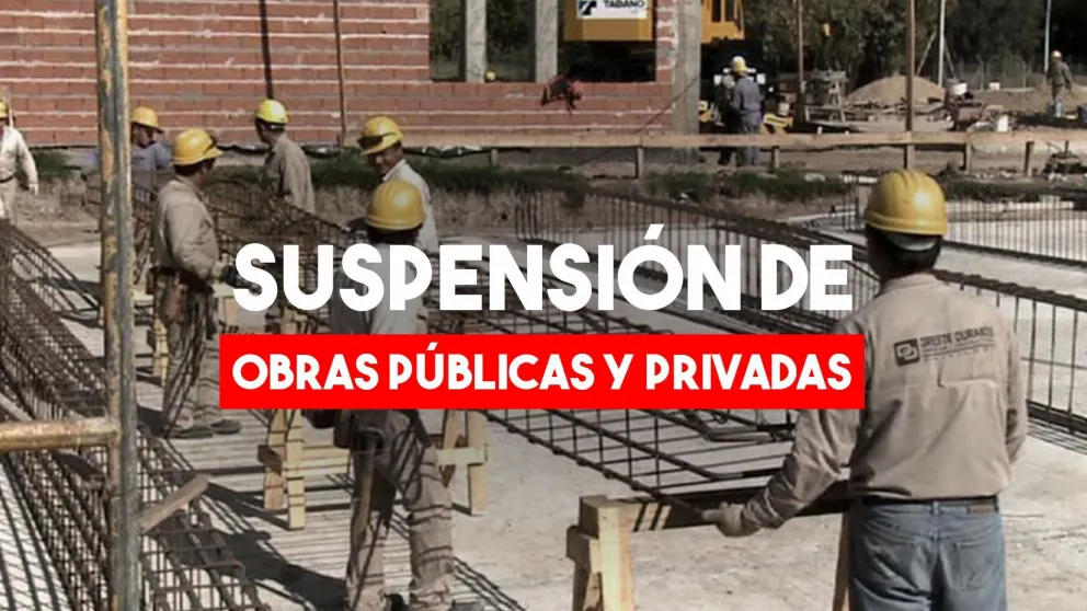 Tras la vuelta a Fase 1, se suspende la obra pública y privada