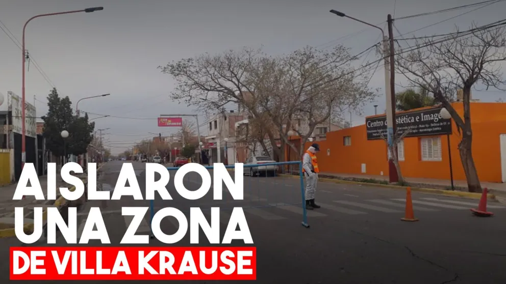 Aislaron una zona céntrica de Rawson