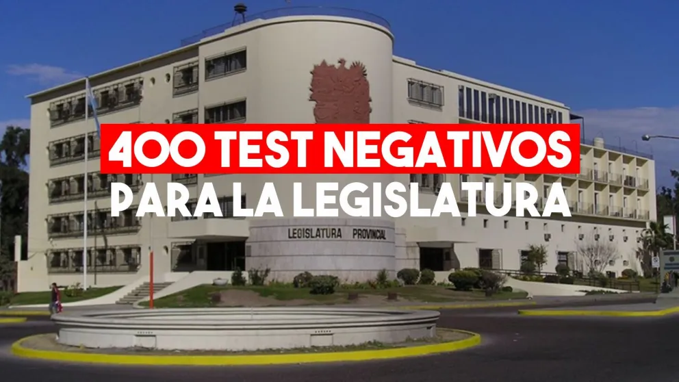 De los 402 testeos que se llevaron en la Legislatura, sólo 2 fueron sospechosos