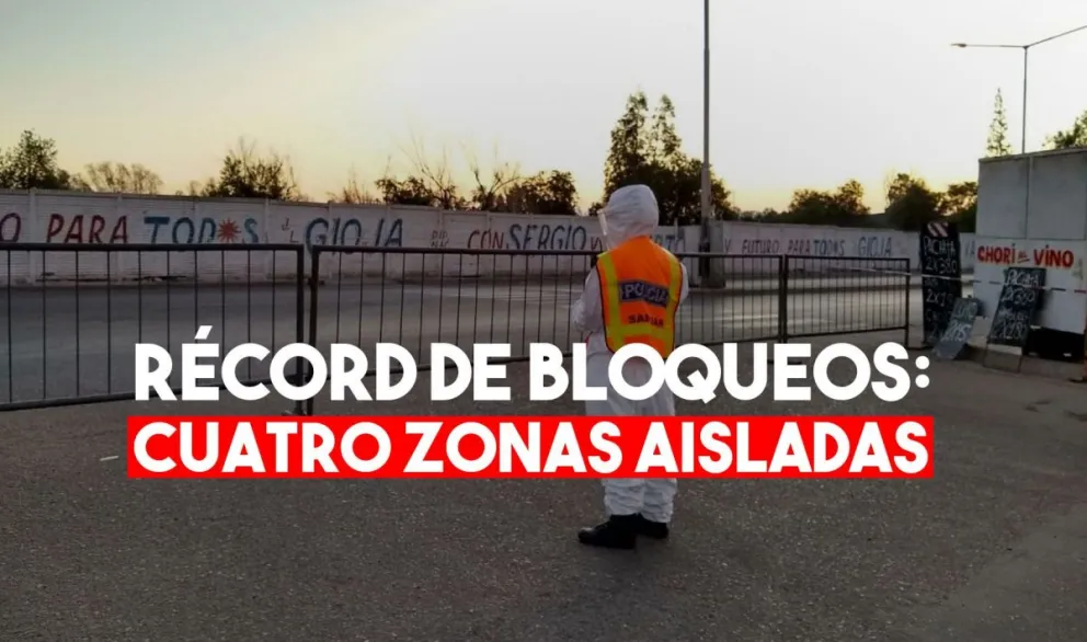 Bloquean zonas de 25 de Mayo, Rivadavia, Pocito y Capital