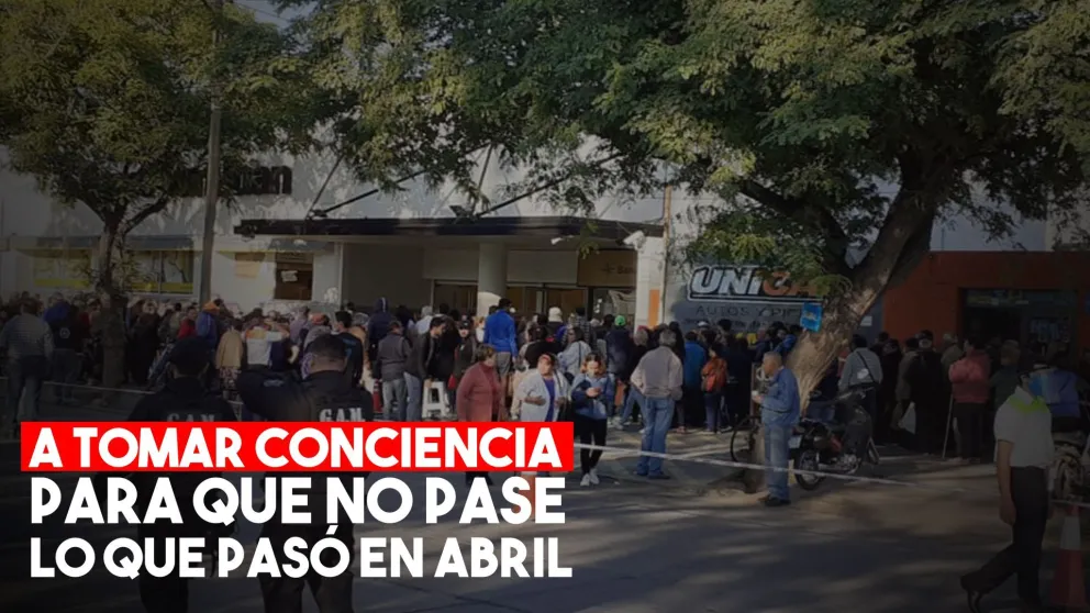 Fuertes operativos para evitar el amontonamiento en las fechas de pago