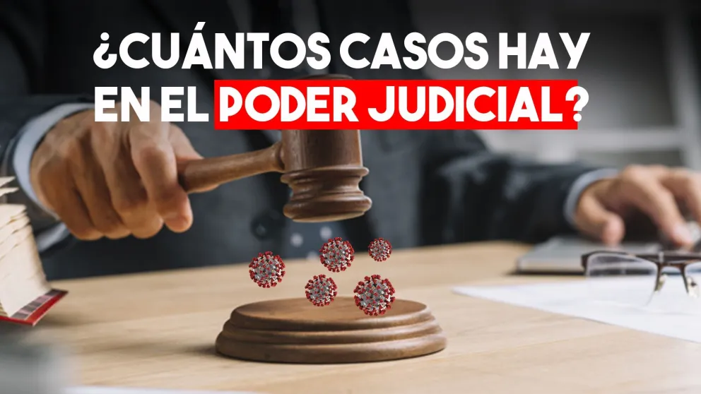 Nueve casos positivos en la Justicia