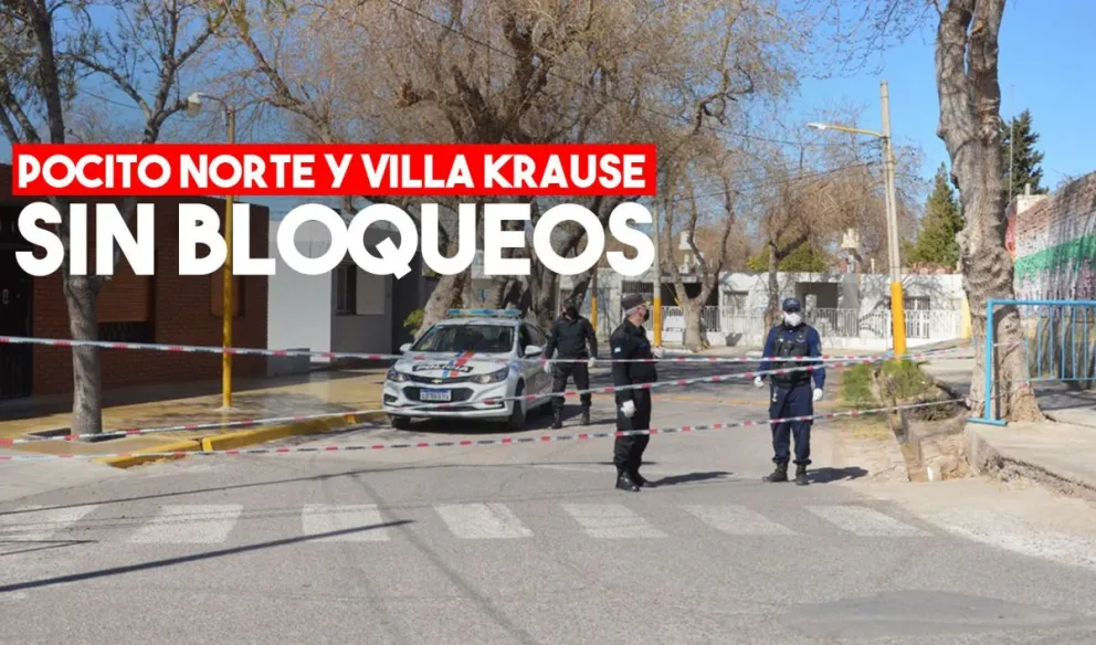 Finalizó la restricción de la actividad en zona norte de Pocito y en Rawson