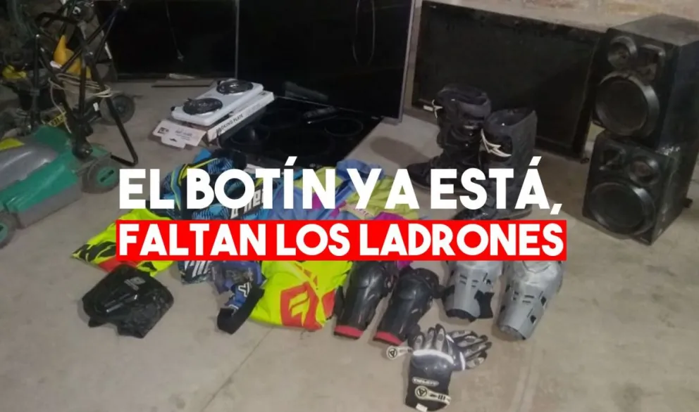Encontraron varios elementos que habían sido robados en Ullum y Zonda