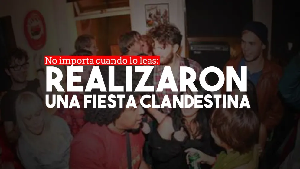 Siguen las fiestas clandestinas, esta vez en Rawson