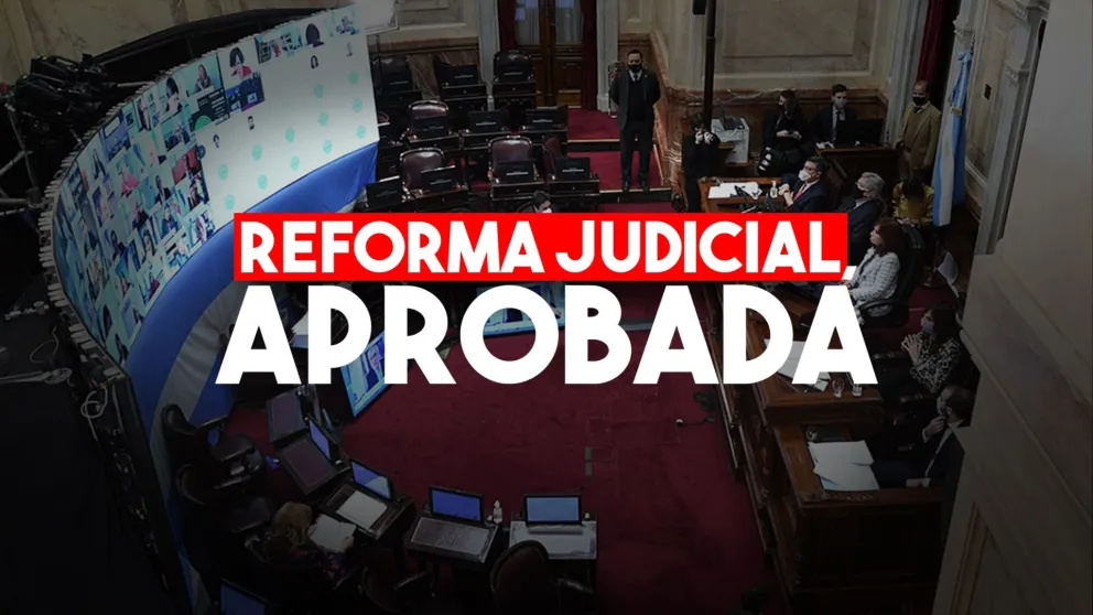 Reforma judicial: aprobada en el Senado con algunos cambios de último momento