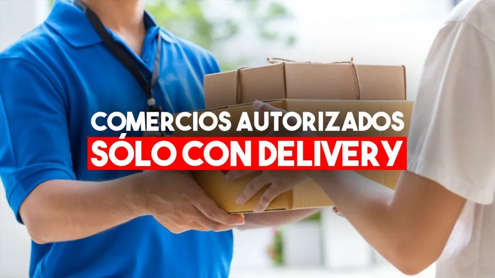 Los comercios podrán abrir bajo la modalidad de delivery