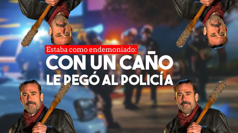 Una pelea familiar terminó con un policía agredido