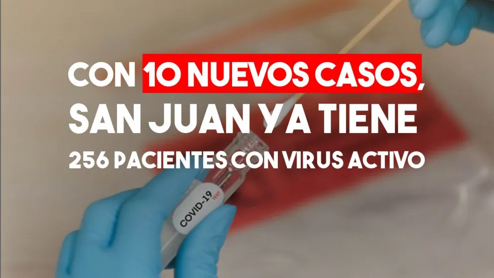 San Juan tiene 10 casos nuevos de Covid-19