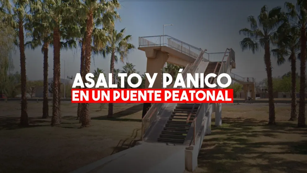 Asaltaron a un niño de 13 años en el puente peatonal de la Circunvalación
