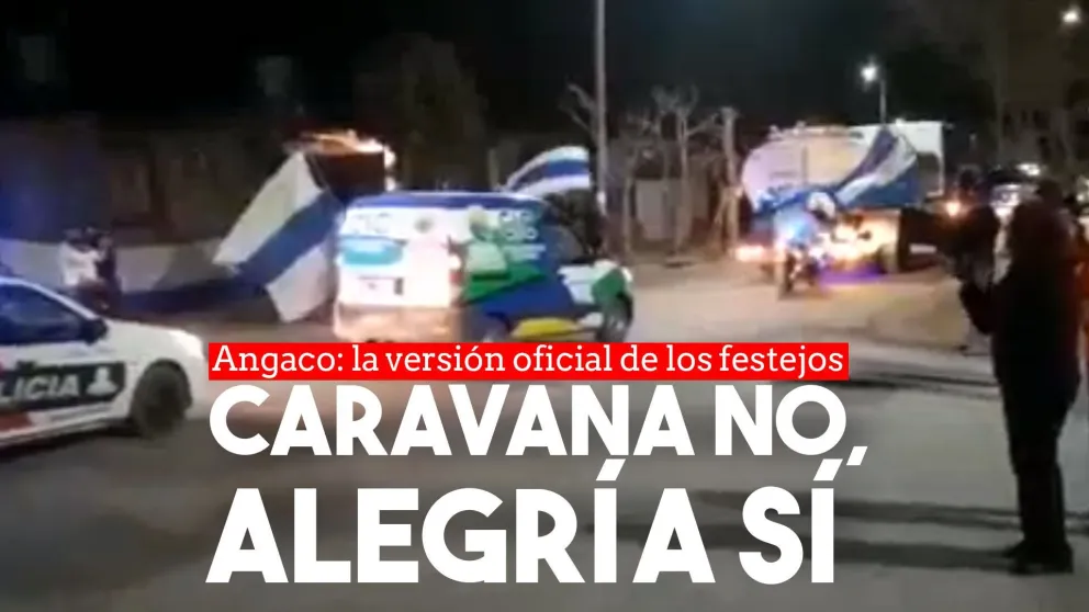 Caravana en Angaco: ¿celebración o agradecimiento a la gente que trabaja?