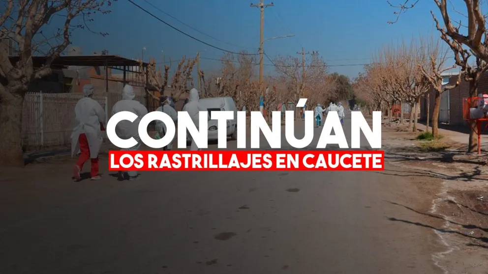 Continúan los rastrillajes en barrios de Caucete