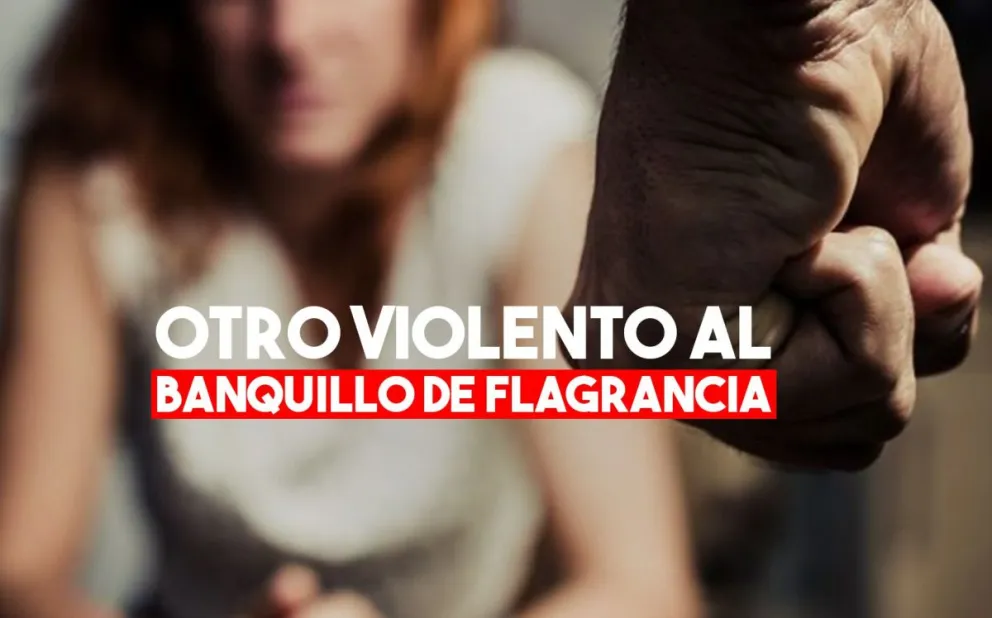 Violento golpeó y encerró a su mujer