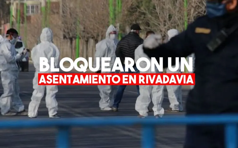 Bloquearon un asentamiento en Rivadavia