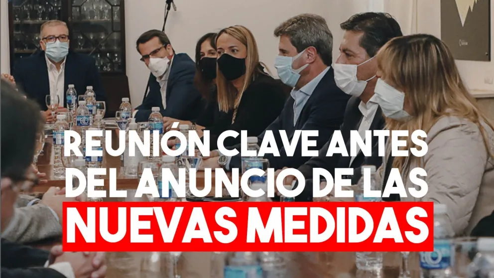 Uñac se reunió con su Gabinete para analizar las medidas que vendrán en San Juan