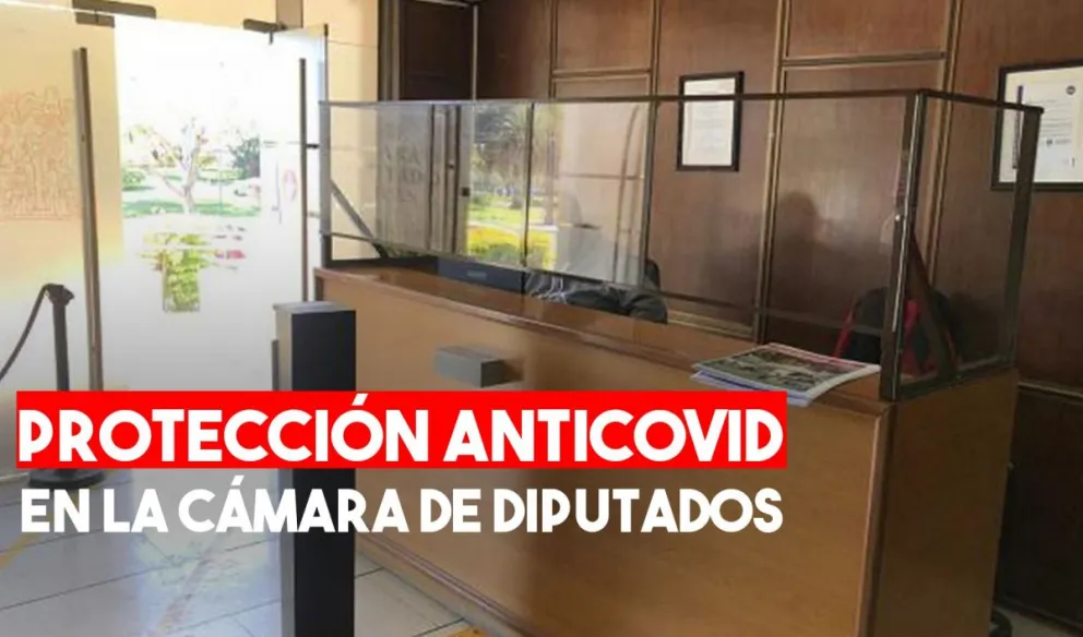 Instalaron nuevos elementos de protección en el edificio de la Cámara de Diputados