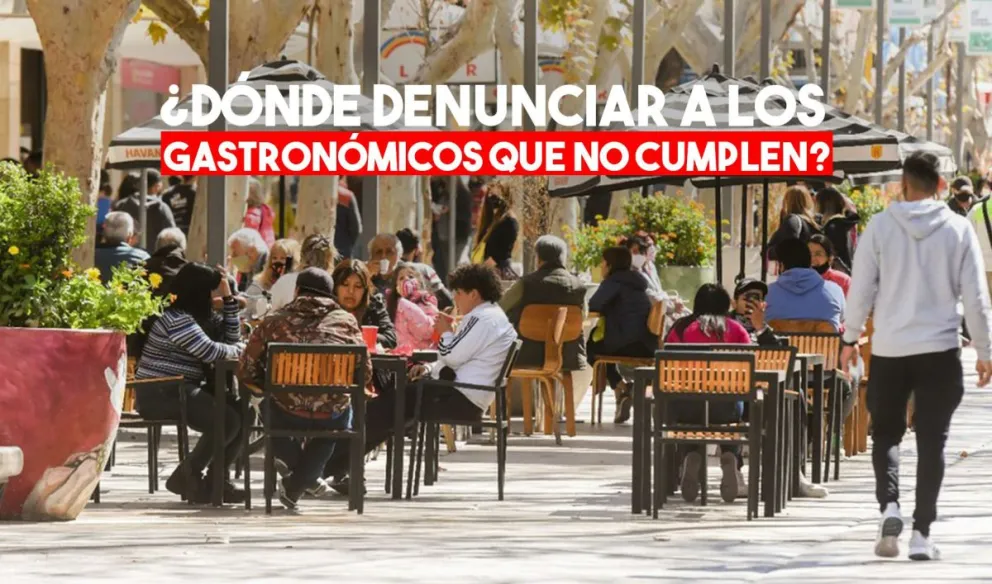 Mirá donde denunciar a locales gastronómicos que no cumplan con el protocolo sanitario