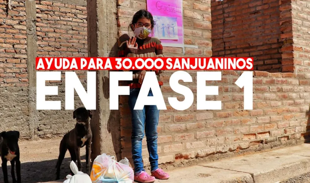 7500 familias fueron asistidas con alimentos y kits de limpieza durante la Fase 1.