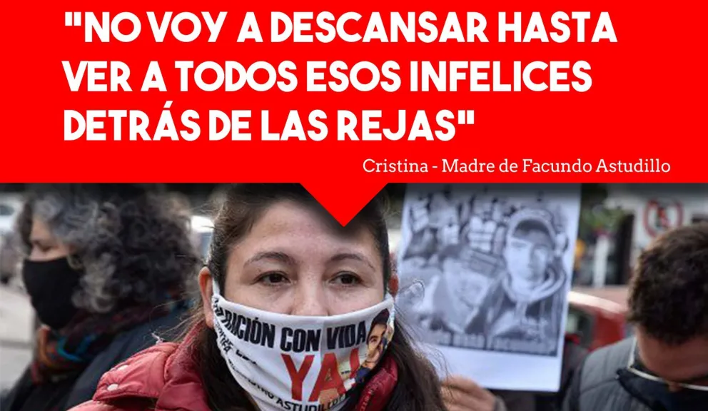 La madre de Facundo Astudillo Castro declara el martes como testigo