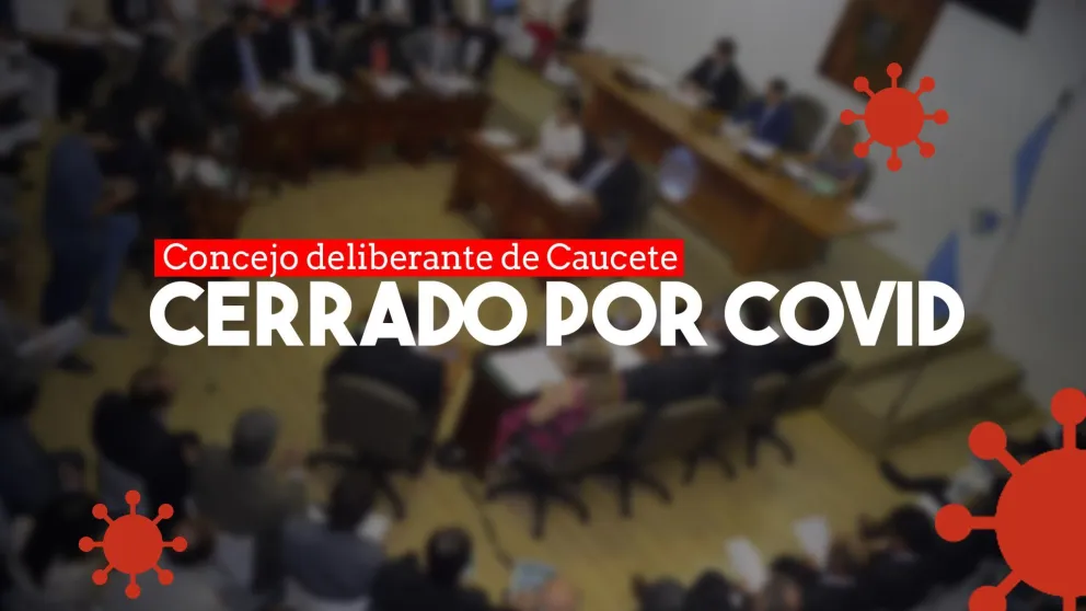 Cerraron el Concejo Deliberante de Caucete por un caso positivo y cuatro sospechosos