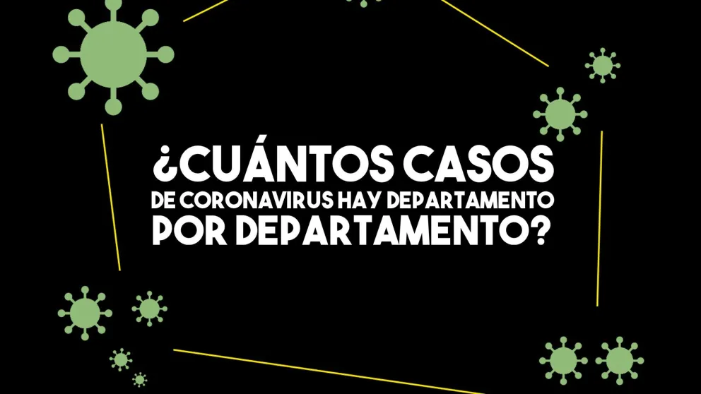 ¿Cuántos casos de covid hay departamento por departamento?