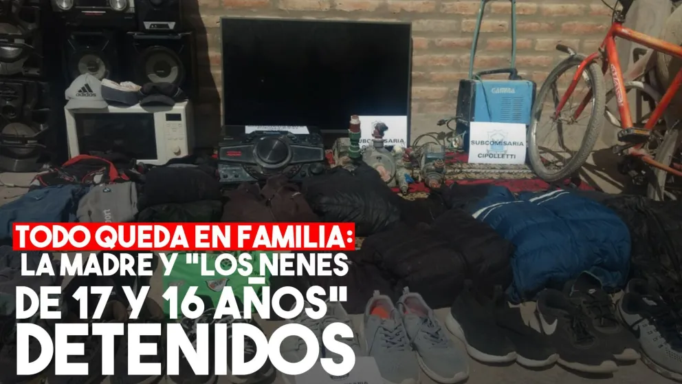 Chimbas: en allanamientos secuestraron armas y elementos robados