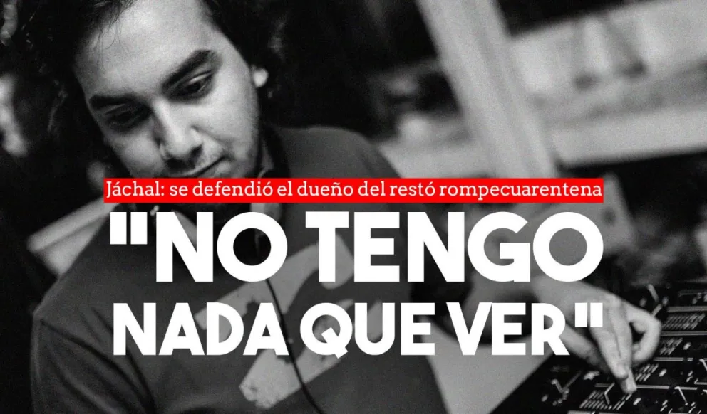 Se defendió el dueño de un bar en donde rompían la cuarentena con música y plantas de marihuana