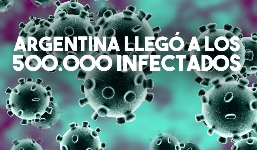 Con más de 12 mil casos nuevos hay más de medio millón de contagios en el país