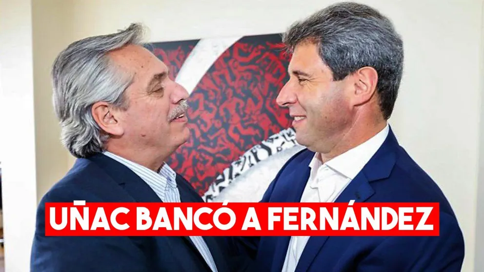 Uñac apoyó a Fernández en la quita de coparticipación a CABA