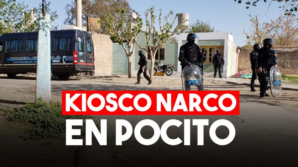 Descubrieron un kiosco que vendía drogas en Pocito