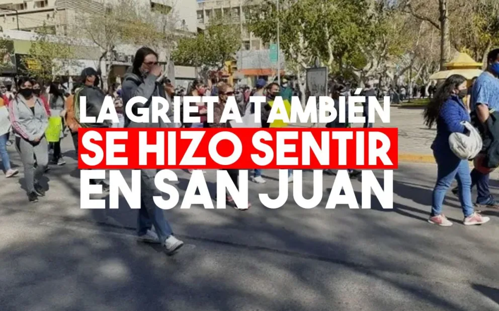 Los sanjuaninos marcharon a favor y en contra del gobierno nacional