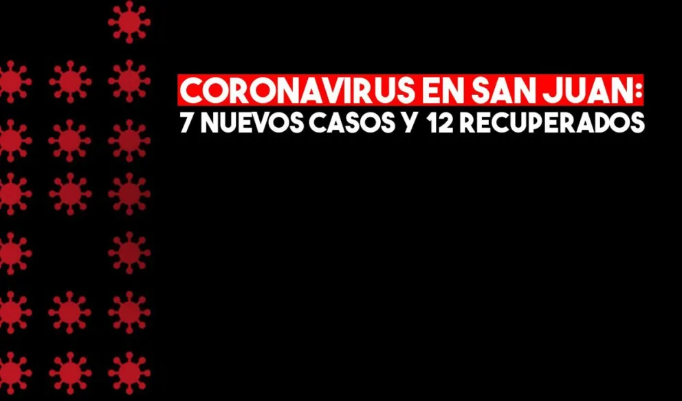 Se confirmaron 7 nuevos positivos de COVID-19 en San Juan