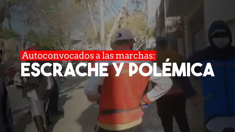 Un grupo de personas le hizo un escrache a una de las sanjuaninas autoconvocadas a las marchas