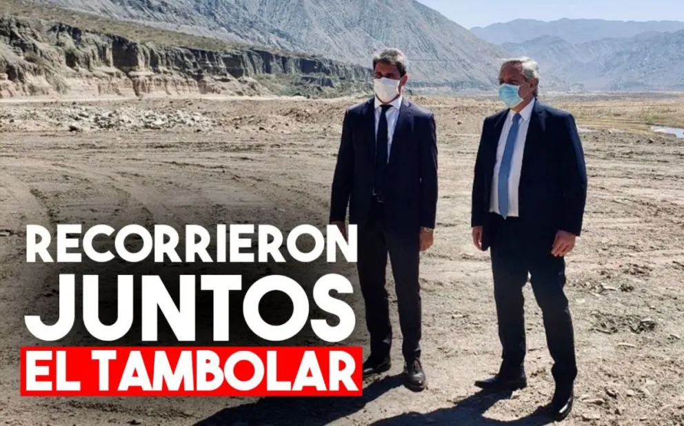 Así fue el recorrido del presidente por El Tambolar