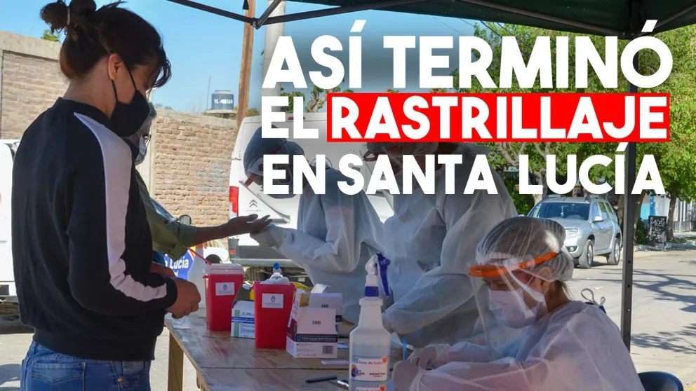 En Santa Lucía testearon a 84 personas