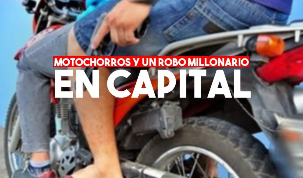 Motochorros le robaron a un empresario 20.000 dólares y $1.000.000