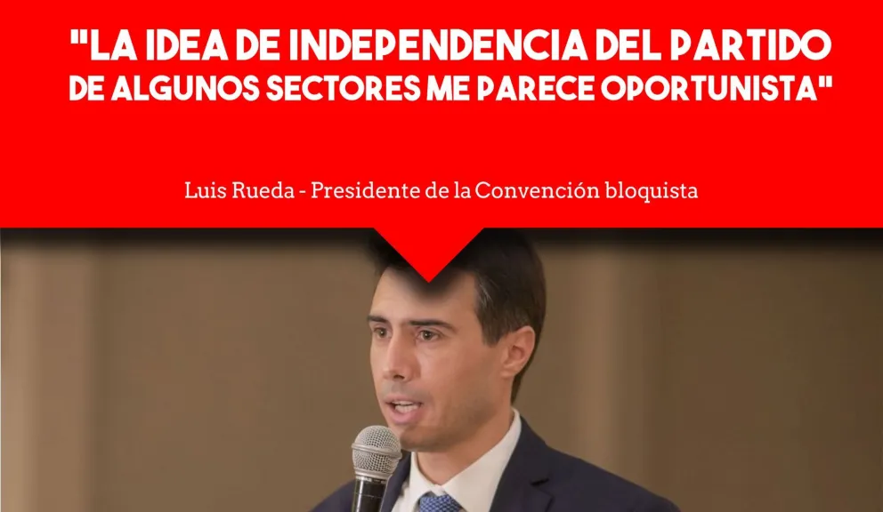 Luis Rueda: "Graciela tiene que darse cuenta que lo mejor es la unidad"