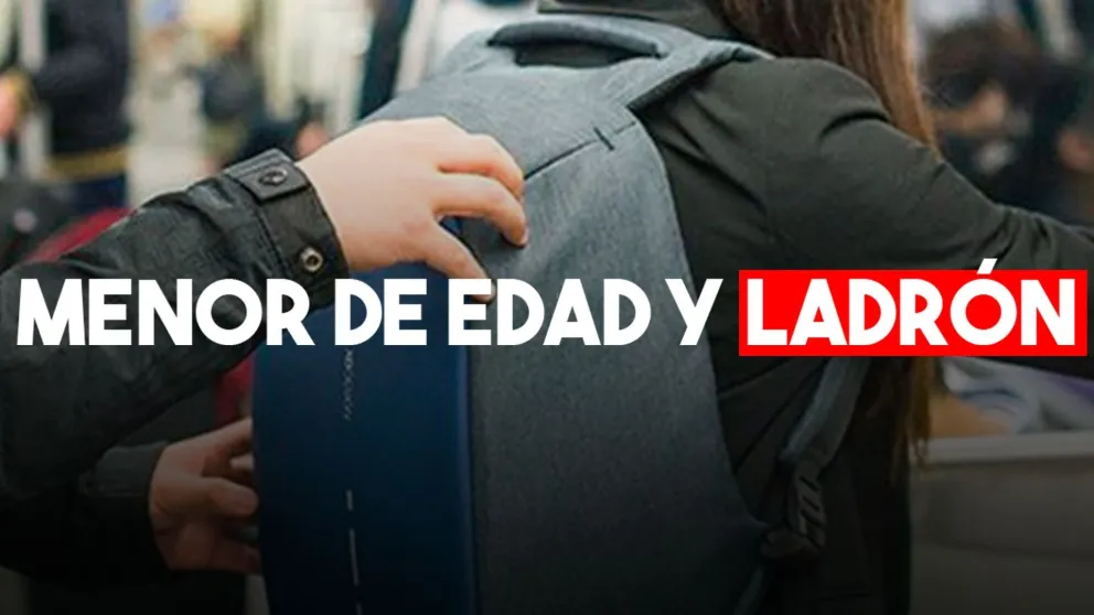 Le robaron la mochila y cuando detuvieron al ladrón se dieron cuenta que era menor